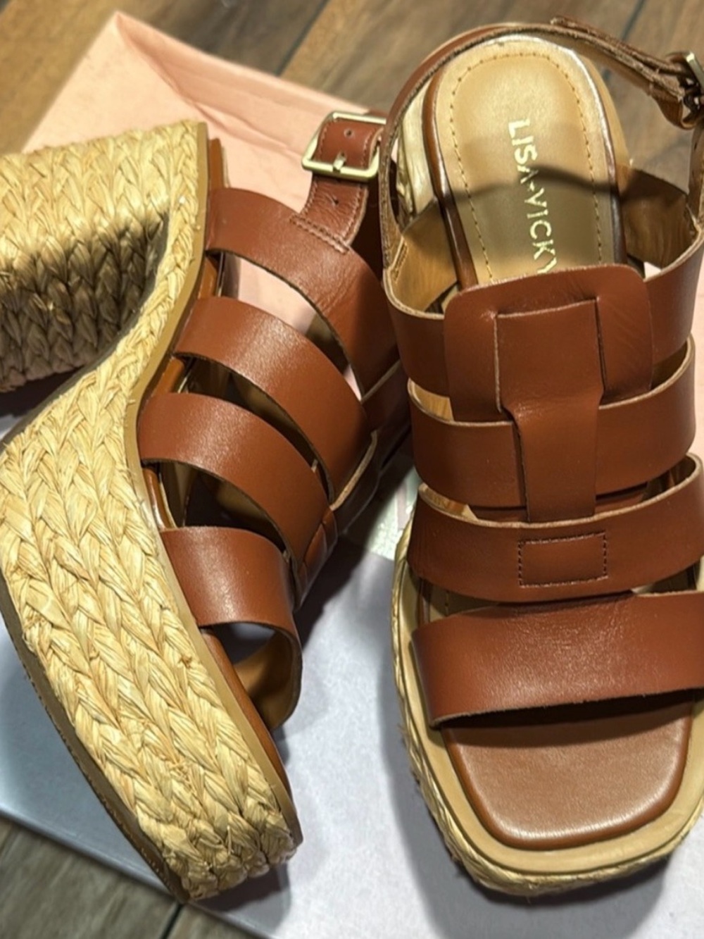 Lisa Vicky Espadrille Wedge Sandals